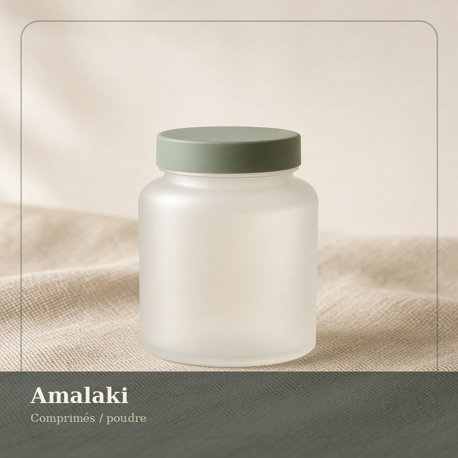 Planche illustrative de la préparation Amalaki, forme Comprimés / poudre, sans marque déposée
